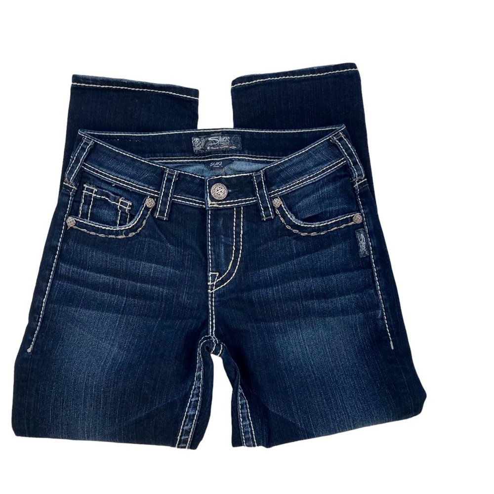 SILVER JEANS Suki High Capri Women's Jeans 27
